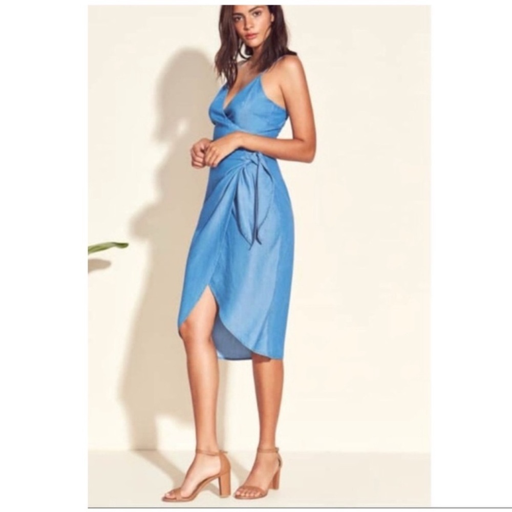 Lovers + Friends Blue Midi Dress - Picture 2 of 13